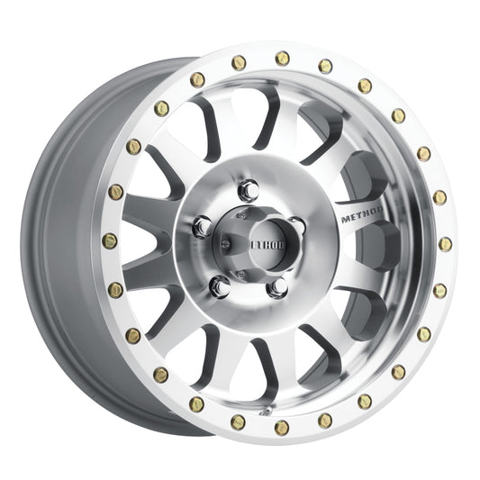 Method Wheels MR304 Double Standard 17x8.5 Inch Polished Alloy Wheel with 5x5.5 Bolt Pattern