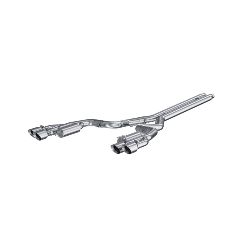 MBRP Armor Pro Series 3-Inch Cat Back Exhaust System for Ford Mustang GT 2018-2022 with Quad Tips