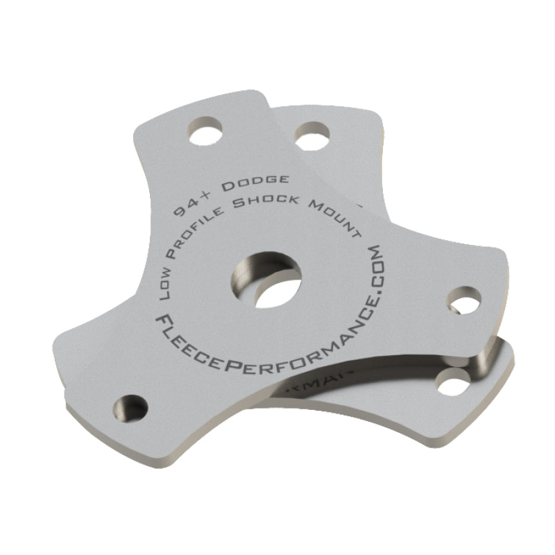 Fleece Performance Low Profile Shock Mounts for Dodge Ram 2500 and 3500 – Part Number FPE-LPSM