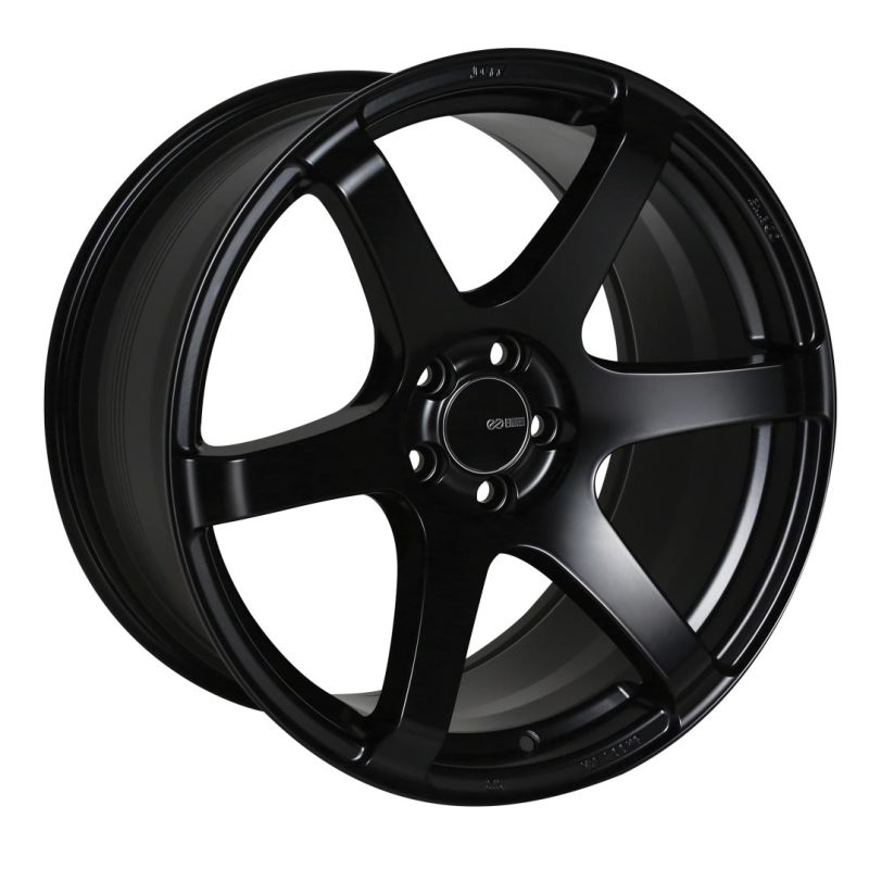 Enkei T6S 18x8.5 Inch Matte Black Wheel with 45mm Offset and 5x100 Bolt Pattern
