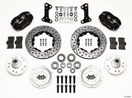 Wilwood Forged Dynalite Front Brake Kit 11-inch for GM 1967-1969 Camaro & 1964-1974 Nova, Chevelle - Part #140-10996-D