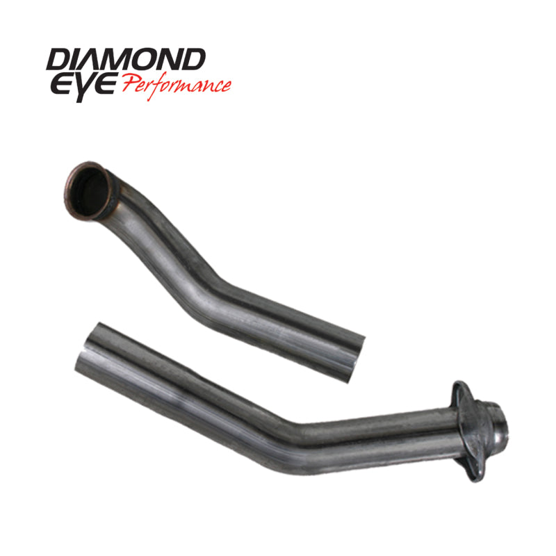 Diamond Eye Performance 3-inch Stainless Steel Downpipe Kit for Ford 7.3L Powerstroke 1994-1997.5