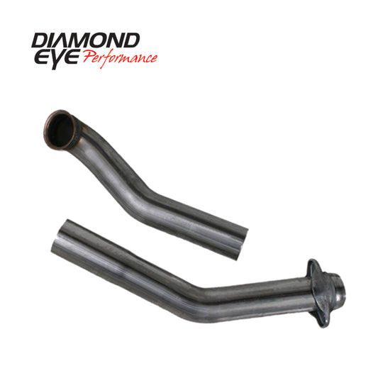 Diamond Eye Performance 3-inch Stainless Steel Downpipe Kit for Ford 7.3L Powerstroke 1994-1997.5