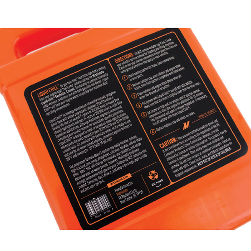 Mishimoto Liquid Chill Synthetic Engine Coolant - Premixed, Long-Life Protection for Cars and Trucks