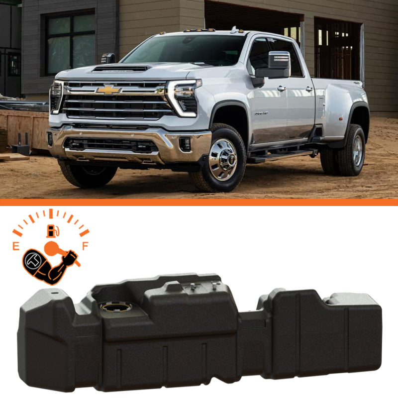 Titan Fuel Tanks 60 Gallon XXL Mid-Ship Fuel Tank for GM 2500/3500 Duramax Crew Cab Long Bed