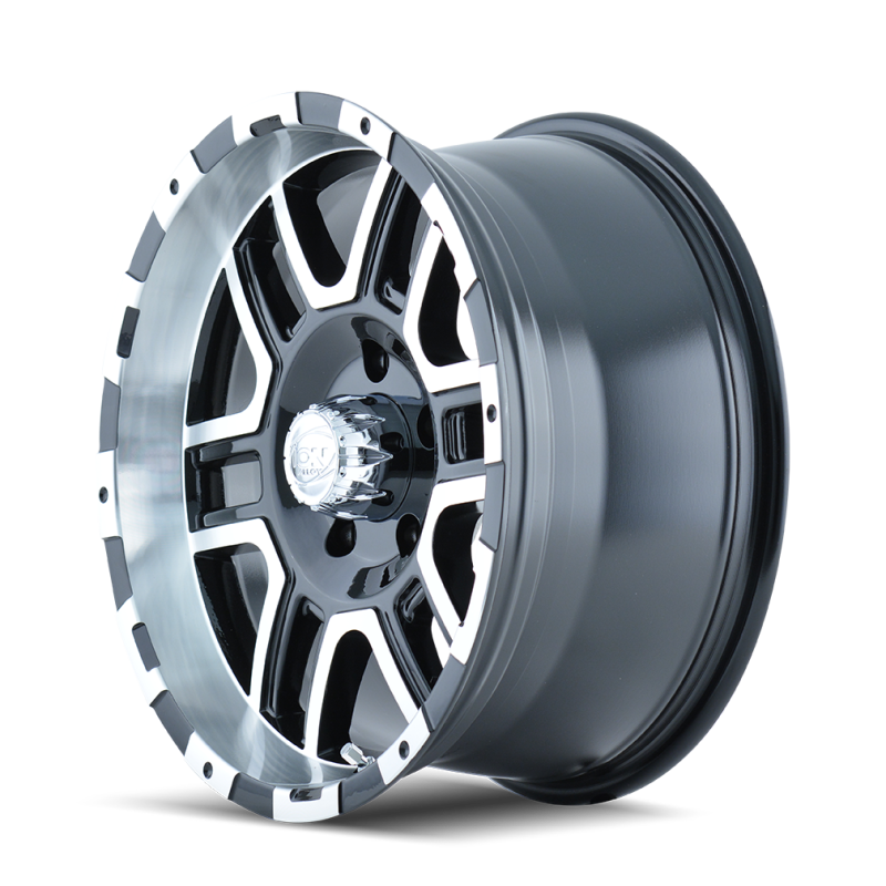 ION Wheels Type 179 16x8 Black Machined Alloy Wheel with 8x165.1 Bolt Pattern and 10mm Offset
