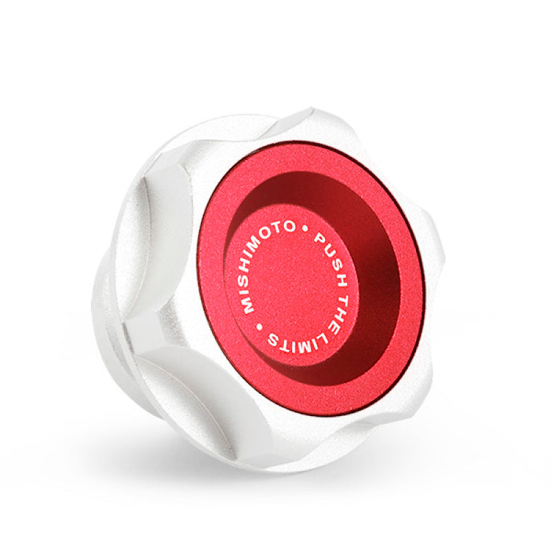 Mishimoto Honda Oil Filler Cap - Red | CNC Billet Aluminum Engine Bay Upgrade