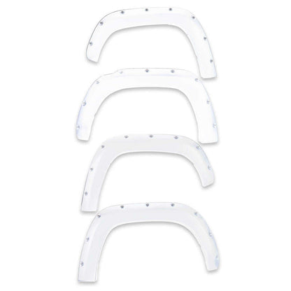 EGR 14+ Chevrolet Silverado Bolt-On Look Fender Flares – Summit White, Color Match Set