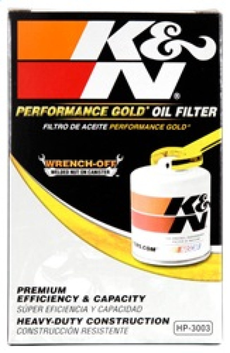 K&N Engineering HP-3003 Premium Oil Filter for GMC Savana and Chevrolet Express 2500