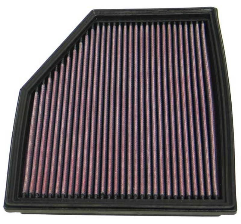 K&N Engineering High-Flow Drop-In Air Filter for 2006-2009 BMW 5 Series 2.5L-L6 Models (Part No. 33-2292)