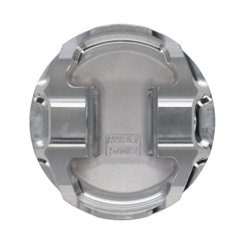 Manley Performance Mitsubishi Eclipse 85.5mm Bore, 88mm Stroke, 12cc Dish T/T Piston Set of 4