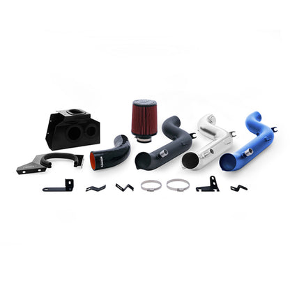 Mishimoto 2016-2018 Ford Focus RS 2.3L Performance Air Intake Kit - Wrinkle Nitrous Blue