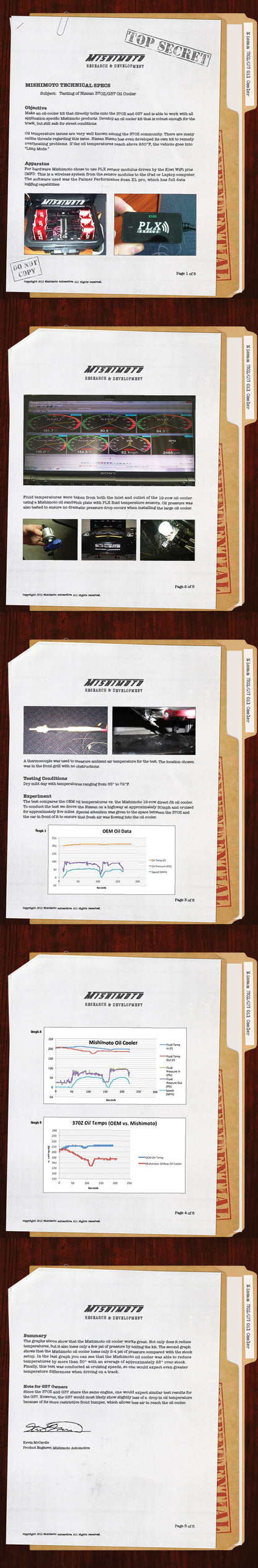 Mishimoto OEM-Style Oil Cooler Kit for Nissan 370Z (2009-2020) and Infiniti G37 (2008-2015) Coupe