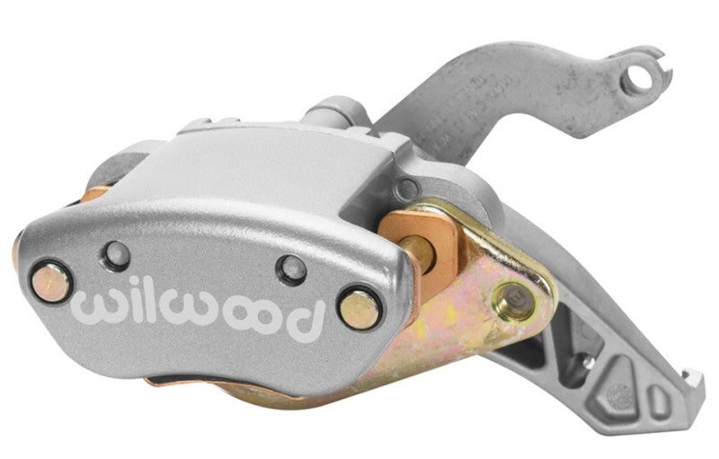 Wilwood MC4 Mechanical Parking Brake Caliper for 11-12.88 Inch Rotors - Silver Finish