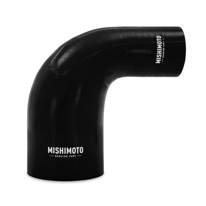Mishimoto Silicone Reducer Coupler 90 Degree 2.5 inch to 4 inch - Black