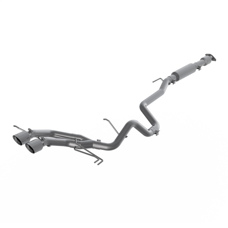 MBRP Armor Pro Series Cat Back Exhaust System for Hyundai Veloster Turbo (2013-2017) with 2.5-inch T304 Stainless Steel and 4-inch Tips