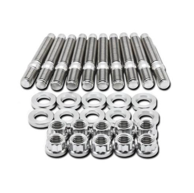 BLOX Racing M8x1.25x45mm Manifold Stud Kit - 10 Pieces