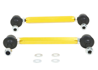 Whiteline KLC140-195 Universal Sway Bar Link Kit - Adjustable Steel Ball Joints for Improved Handling