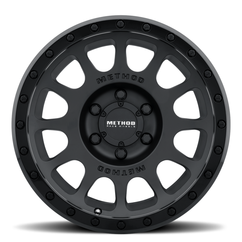 Method Wheels MR305 NV 18x9 Black Street Loc Wheel with +25mm Offset and 5x150 Bolt Pattern