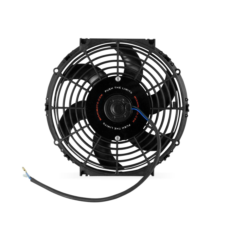 Mishimoto 10 Inch Curved Blade Electric Fan for Automotive Cooling Efficiency