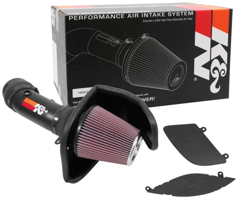 K&N Engineering 69-2553TTK Cold Air Intake System for 2017-2022 Dodge Challenger and Charger V8-6.2L