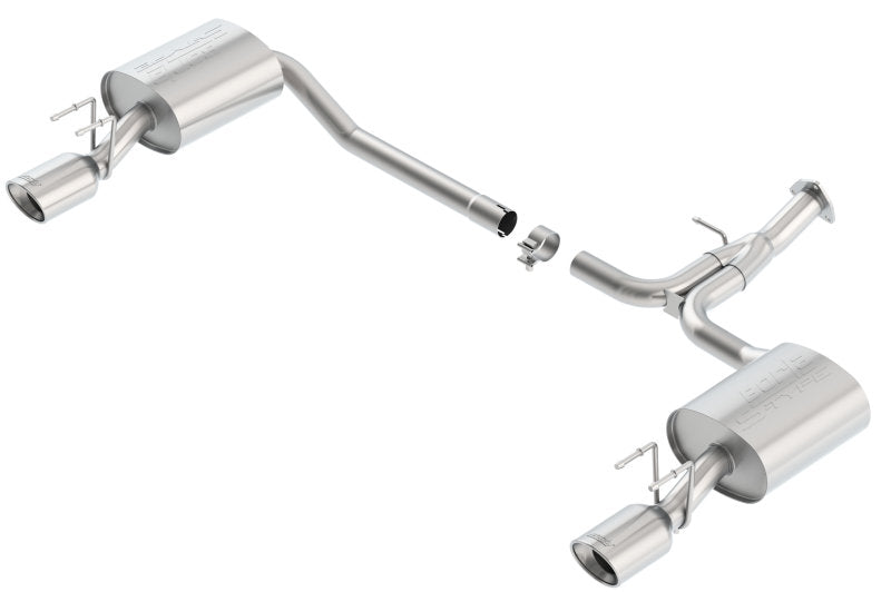 Borla Axle-Back Exhaust System for 2013-2017 Honda Accord Coupe with Dual Rear Exit - Part #11853