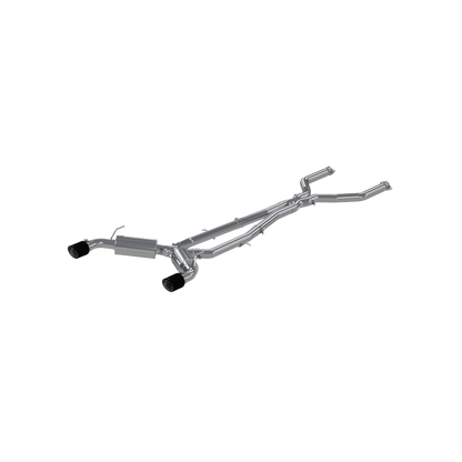 MBRP Armor Pro Series Cat Back Exhaust System for 2016-2019 Infiniti Q50 with 3-inch Diameter and Carbon Fiber Tips – T304 Stainless Steel