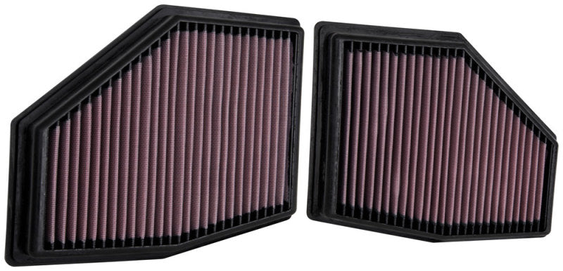 K&N Engineering 33-3155 High-Flow Reusable Air Filter for BMW 2020-2022 M550i, M850i xDrive, 750i xDrive, 2021-2022 Models