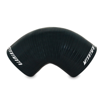 Mishimoto 3-Inch Black 90 Degree Silicone Coupler - Durable Automotive Hose Connector