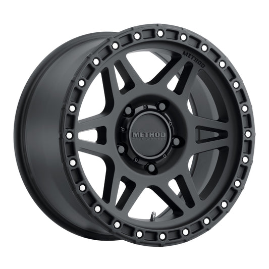 Method MR312 17x9 Inch Matte Black Wheel with -12mm Offset and 5x5 Bolt Pattern