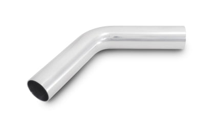 Vibrant 4-inch O.D. Universal Aluminum Tubing with 60 Degree Bend - Polished, Part Number 2822