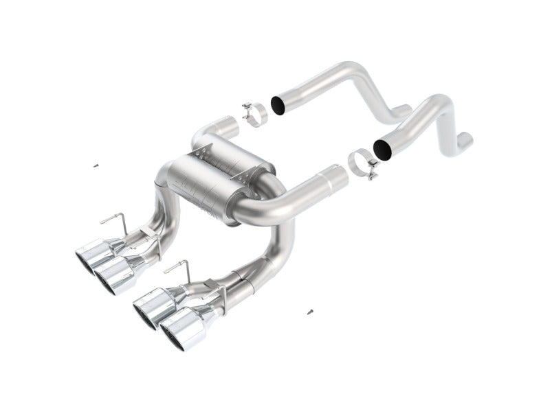 Borla ATAK Axle-Back Exhaust System for 2006-2013 Chevrolet Corvette Z06/ZR1 6.2L/7.0L V8