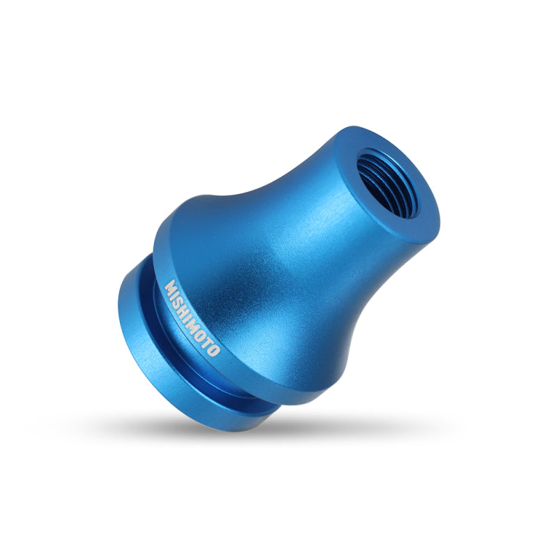 Mishimoto Shift Boot Retainer and Adapter M12x1.25 in Blue - Automotive Shift Knob Support