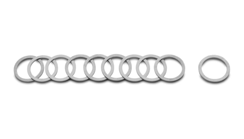 Vibrant -8AN Aluminum Crush Washers Pack of 10 for Automotive Adapter Fittings
