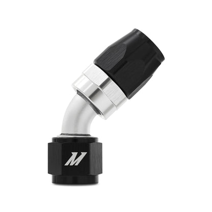 Mishimoto Aluminum -10AN 45 Degree Fitting - Black | Automotive Fluid Line Connection