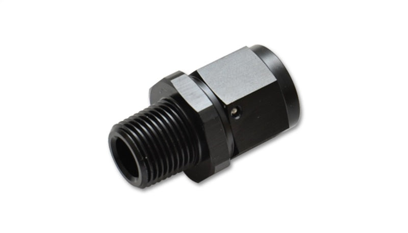 Vibrant -8AN to 1/2 inch NPT Female Swivel Straight Adapter Fitting