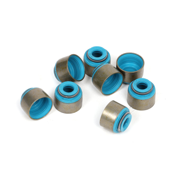 BLOX Racing Honda 5.5mm Valve Stem Seals Blue FKM - Set of 16 for Both Intake & Exhaust