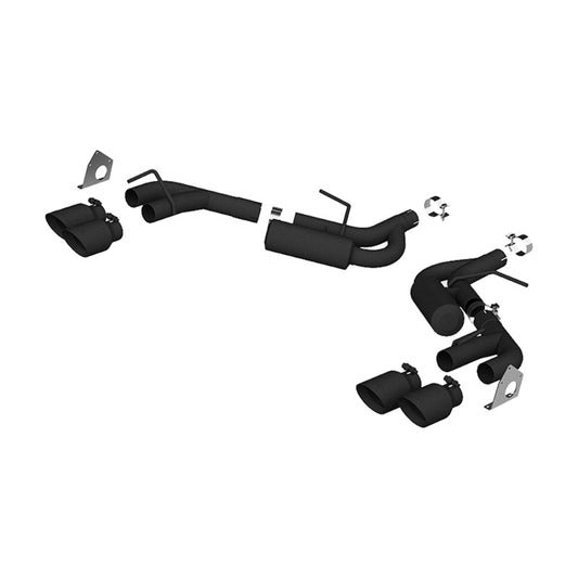 MBRP Armor BLK Series 2.5 Inch Axle Back Exhaust System for Chevrolet Camaro (2016-2023)
