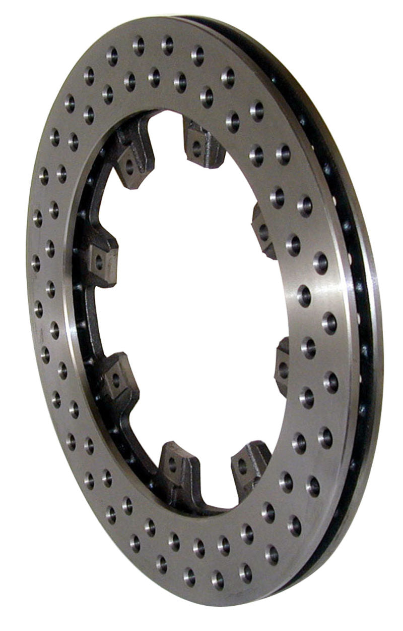 Wilwood ULD-32 Drilled Iron Rotor – 12.19 Inch Diameter, 0.81 Inch Thickness, 8-Lug Pattern for High-Performance Racing Vehicles