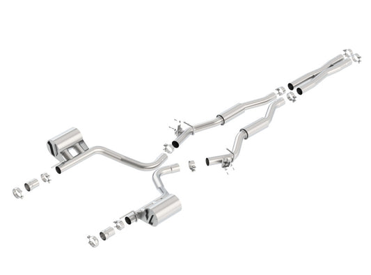 Borla S-Type Cat-Back Exhaust System for Dodge Challenger 2015-2023 – Fits SRT, 392 Hemi, Scat Pack 392 6.4L V8, with Valve Simulators