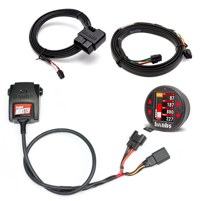 Banks Power PedalMonster OBD-Connected Torque Response Controller Kit for Enhanced Throttle Control and Performance