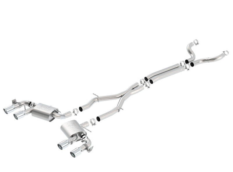 Borla ATAK Cat-Back Exhaust System for 2017-2023 Chevrolet Camaro ZL1 6.2L V8 with NPP Valves
