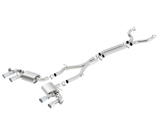 Borla ATAK Cat-Back Exhaust System for 2017-2023 Chevrolet Camaro ZL1 6.2L V8 with NPP Valves