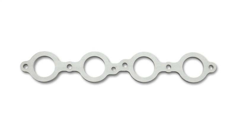 Vibrant T304 Stainless Steel Exhaust Manifold Flange for GM LS1/LS2/LS3 Engines - 3/8 Inch Thick, Sold in Pairs