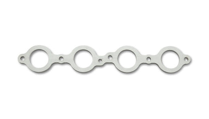 Vibrant T304 Stainless Steel Exhaust Manifold Flange for GM LS1/LS2/LS3 Engines - 3/8 Inch Thick, Sold in Pairs