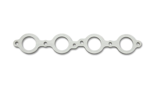Vibrant T304 Stainless Steel Exhaust Manifold Flange for GM LS1/LS2/LS3 Engines - 3/8 Inch Thick, Sold in Pairs