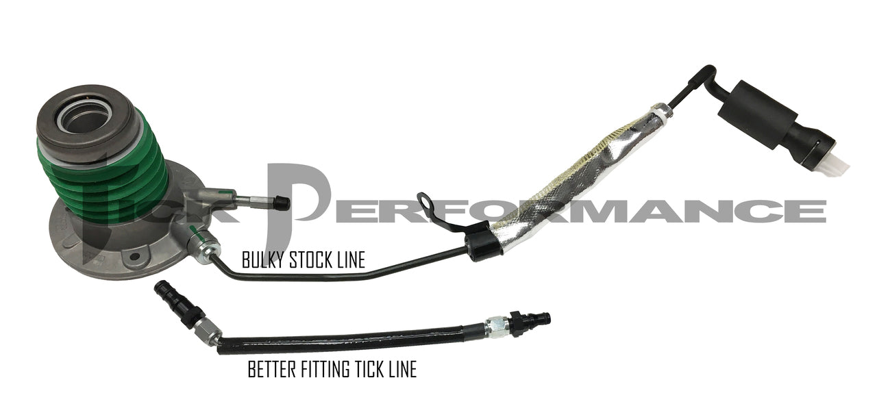 Upgraded Stainless Braided Line '04-07 Cadillac CTS-V/LS7 Slave - image 5