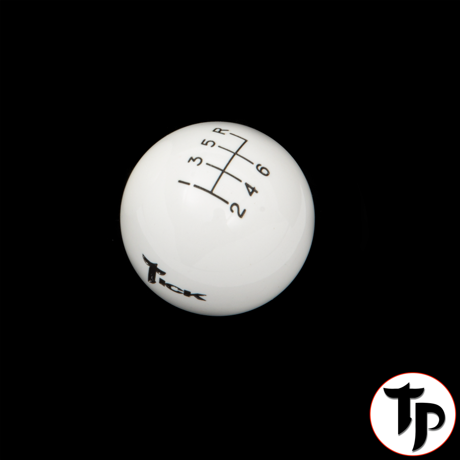 White 6 Speed Shifter Ball - image 2