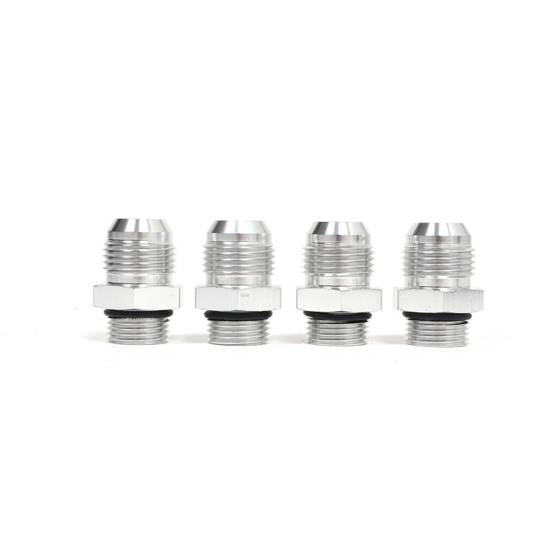 BLOX Racing Remote Oil Filter Relocation Kit - Polished Finish for Automotive Performance