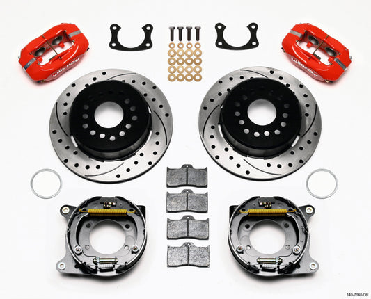 Wilwood Forged Dynalite P/S Parking Brake Disc Kit for Big Ford Axles - Part Number 140-7140-DR